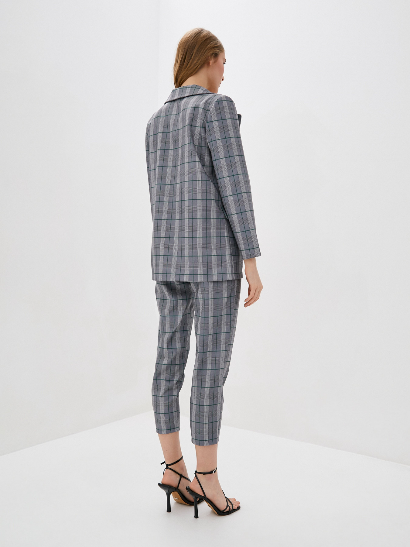 Деловой костюм ISSA Plus модель 12883_gray Фото