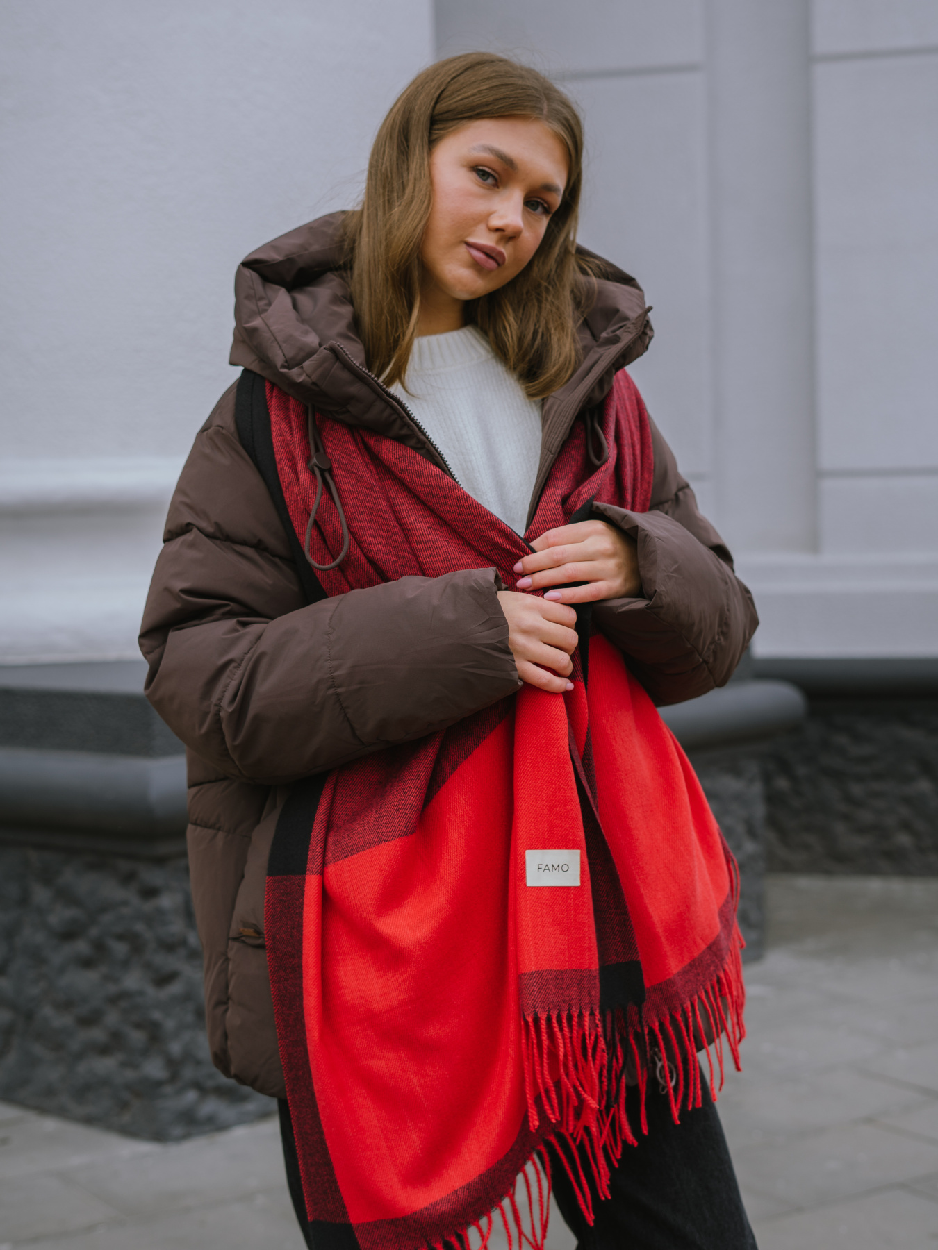 Шарф Famo модель SH-110025_07 Фото