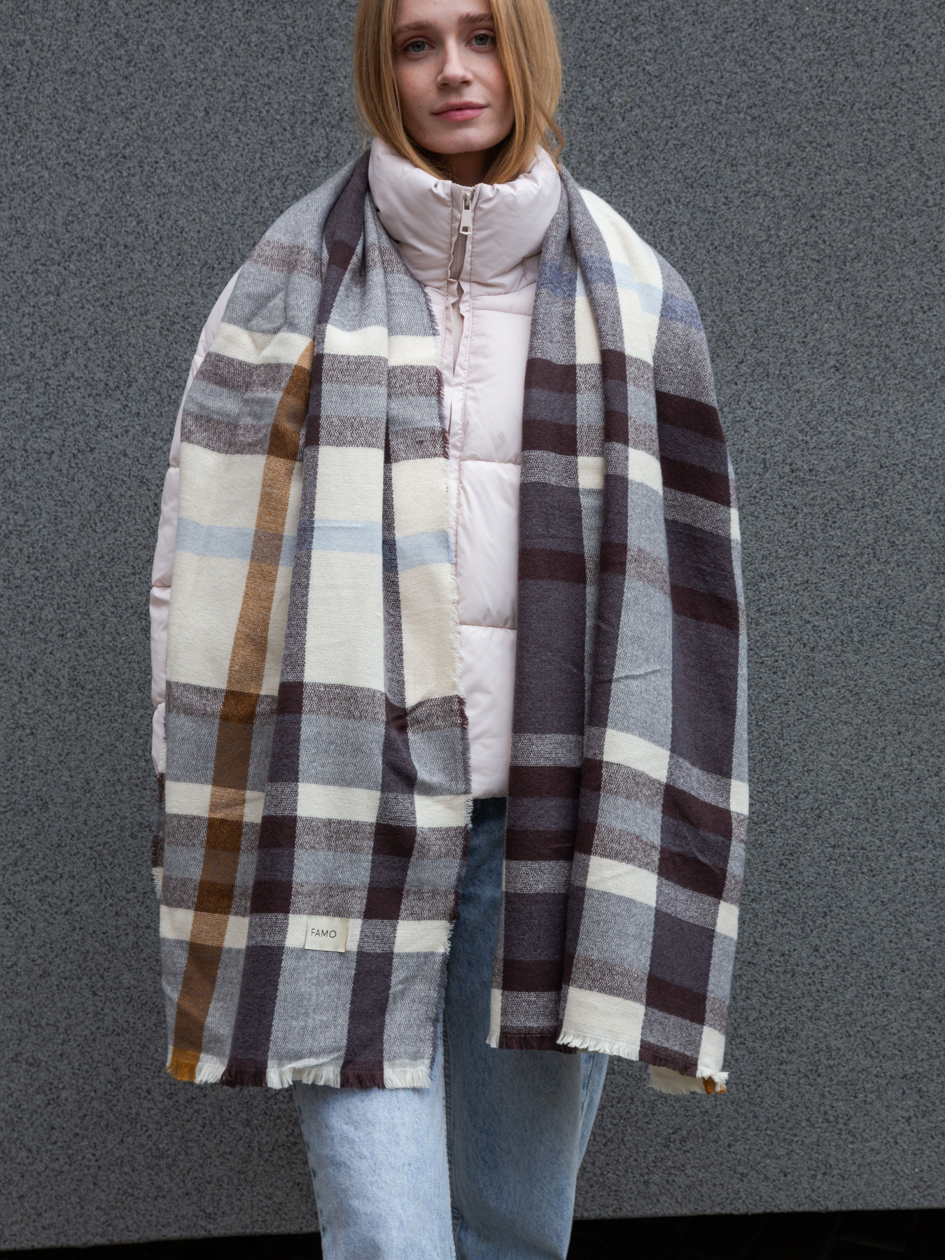 Шарф Famo модель SH-12001_02 Фото