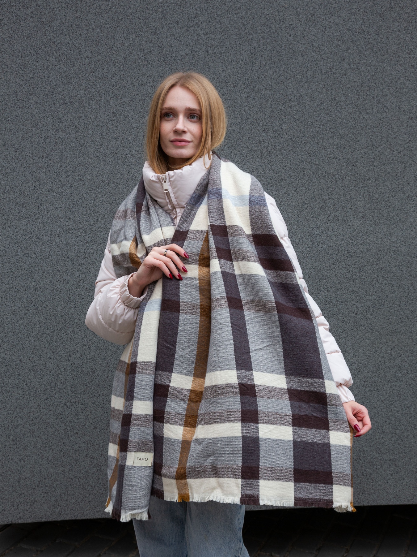 Шарф Famo модель SH-12001_02 Фото