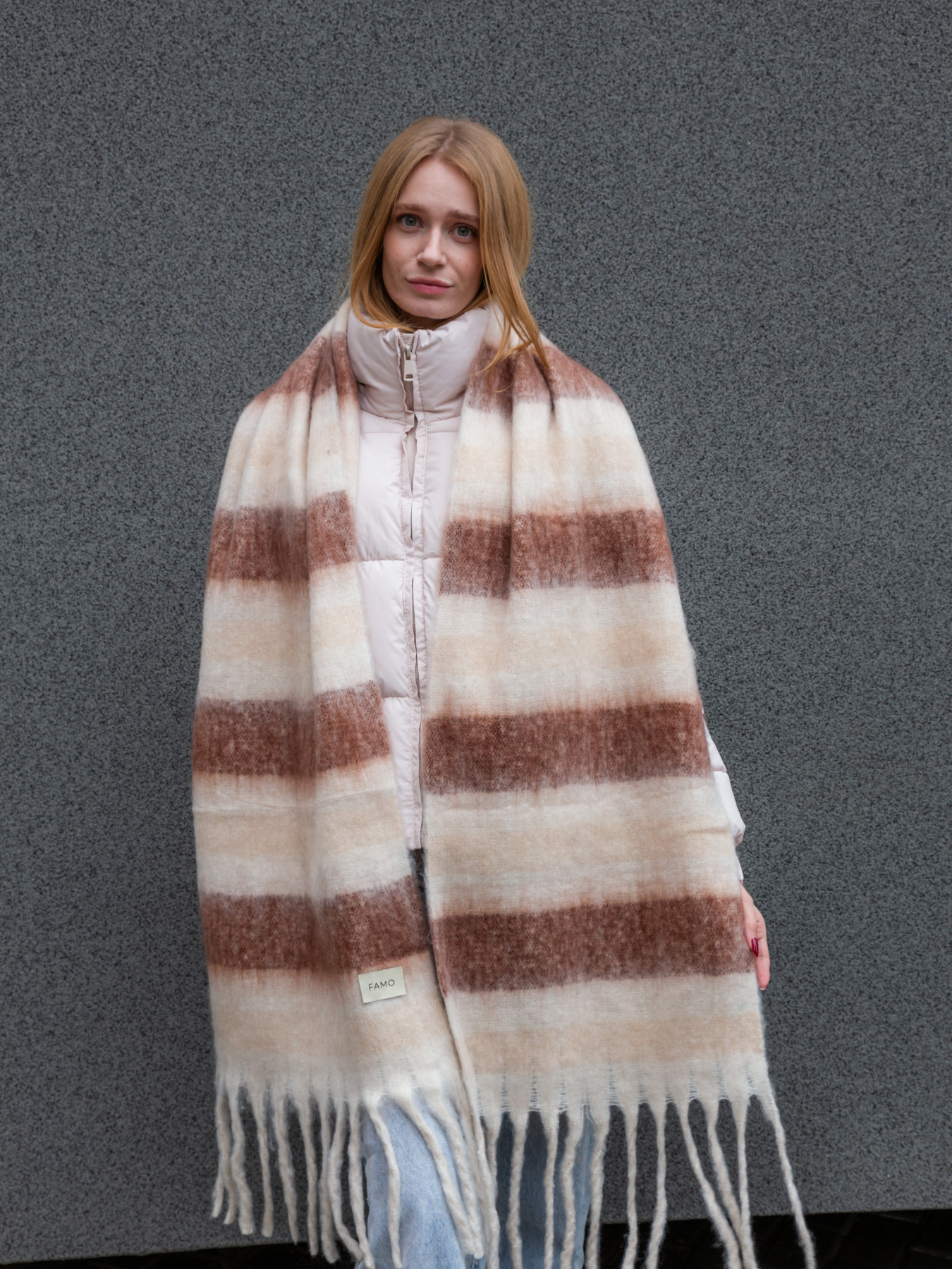 Шарф Famo модель SH-12002_01 Фото