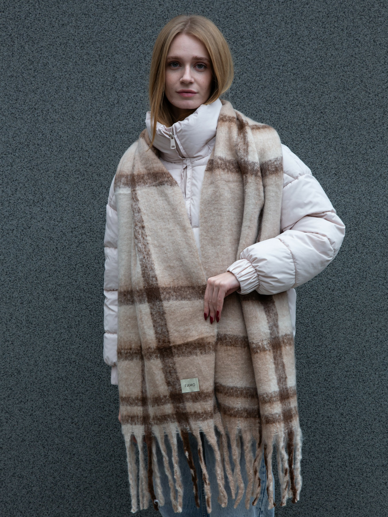 Шарф Famo модель SH-12003_01 Фото