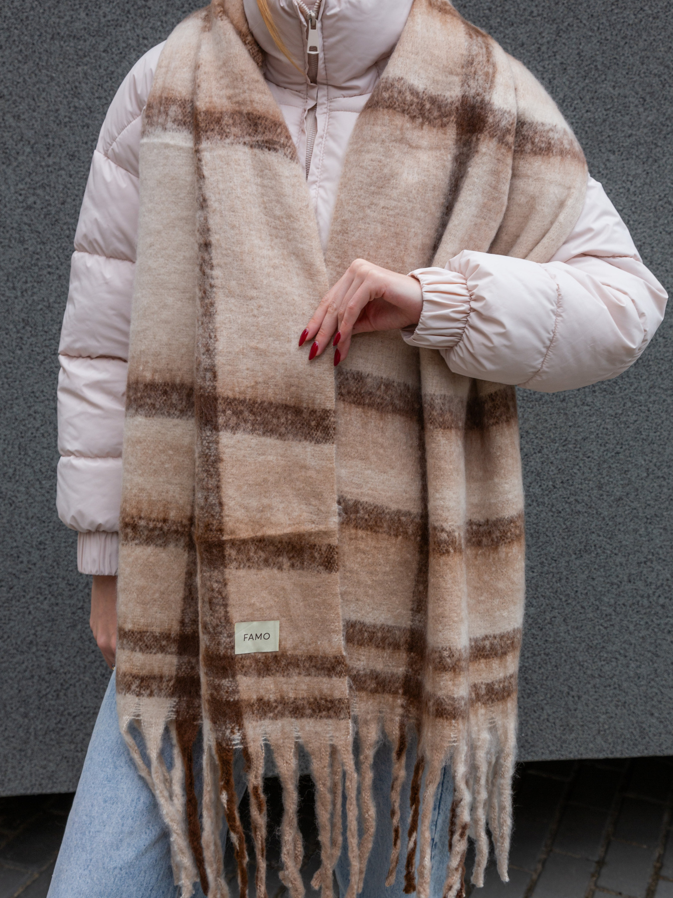 Шарф Famo модель SH-12003_01 Фото