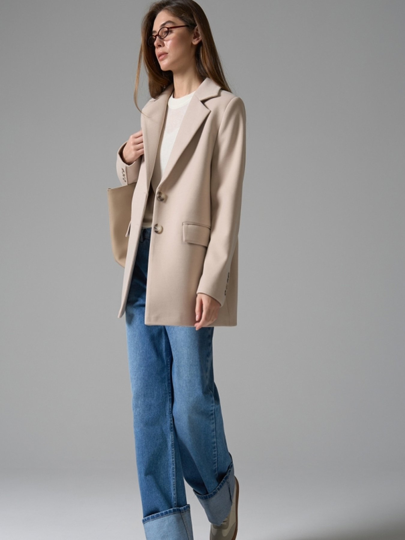 Пальто TrikoBakh модель 563-bezhevij Фото