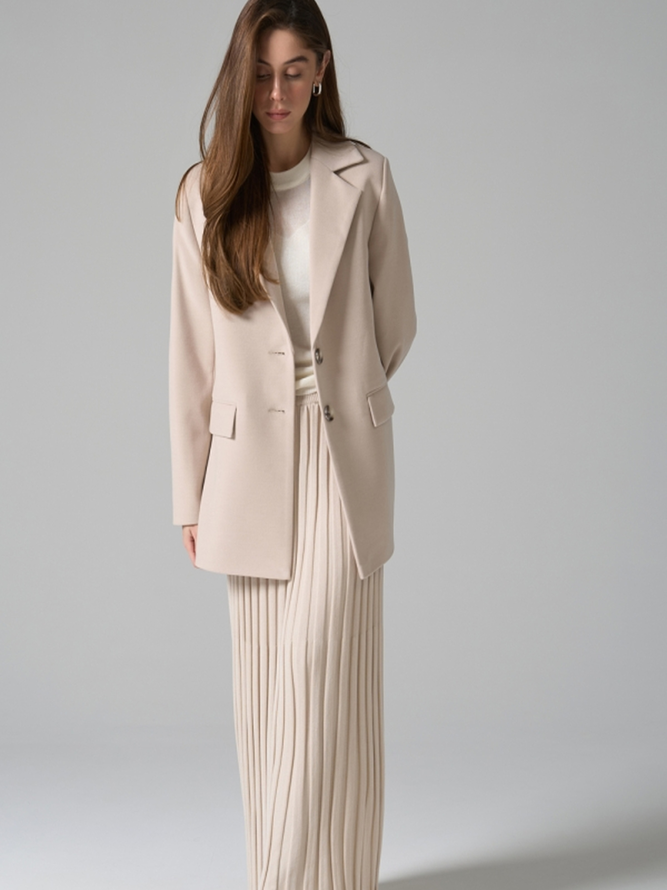 Пальто TrikoBakh модель 563-bezhevij Фото