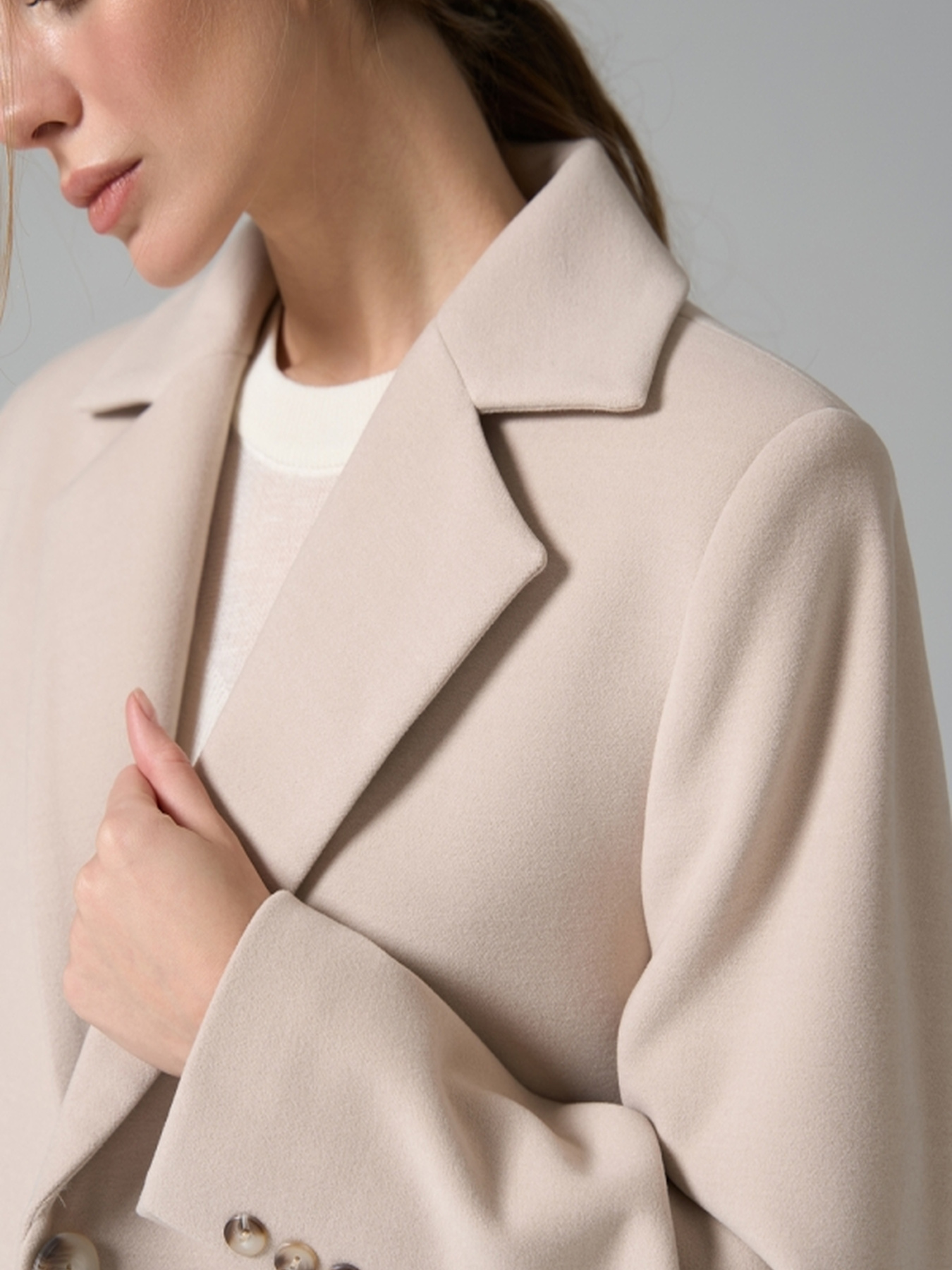 Пальто TrikoBakh модель 563-bezhevij Фото