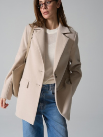 Пальто TrikoBakh модель 563-bezhevij Фото