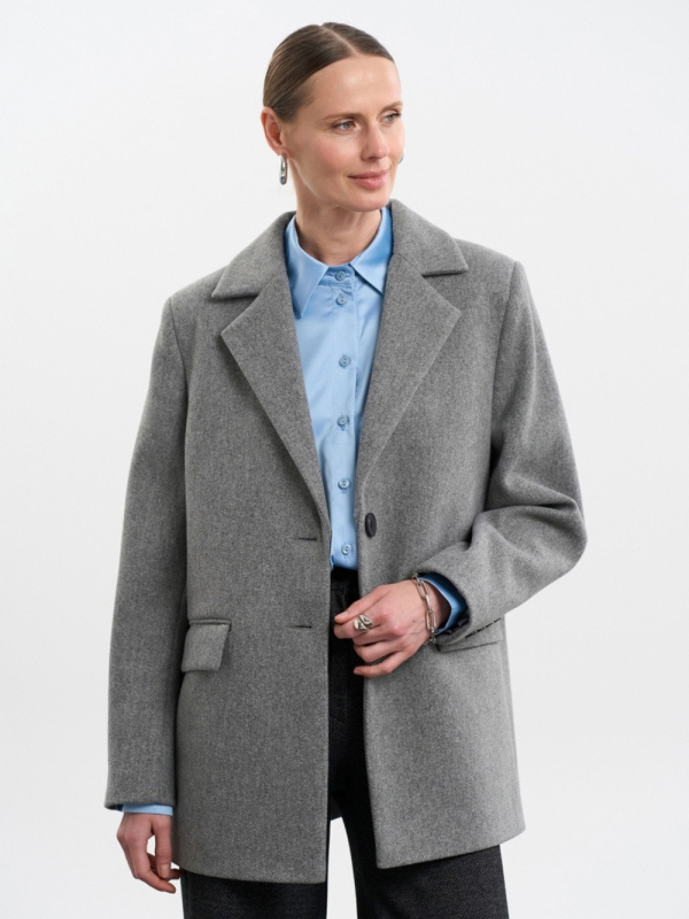 Пальто TrikoBakh модель 563-srij Фото