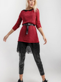 Туника TrikoBakh модель 1477-temno-chervonij Фото