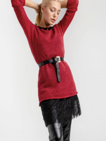 Туніка TrikoBakh модель 1477-temno-chervonij Фото