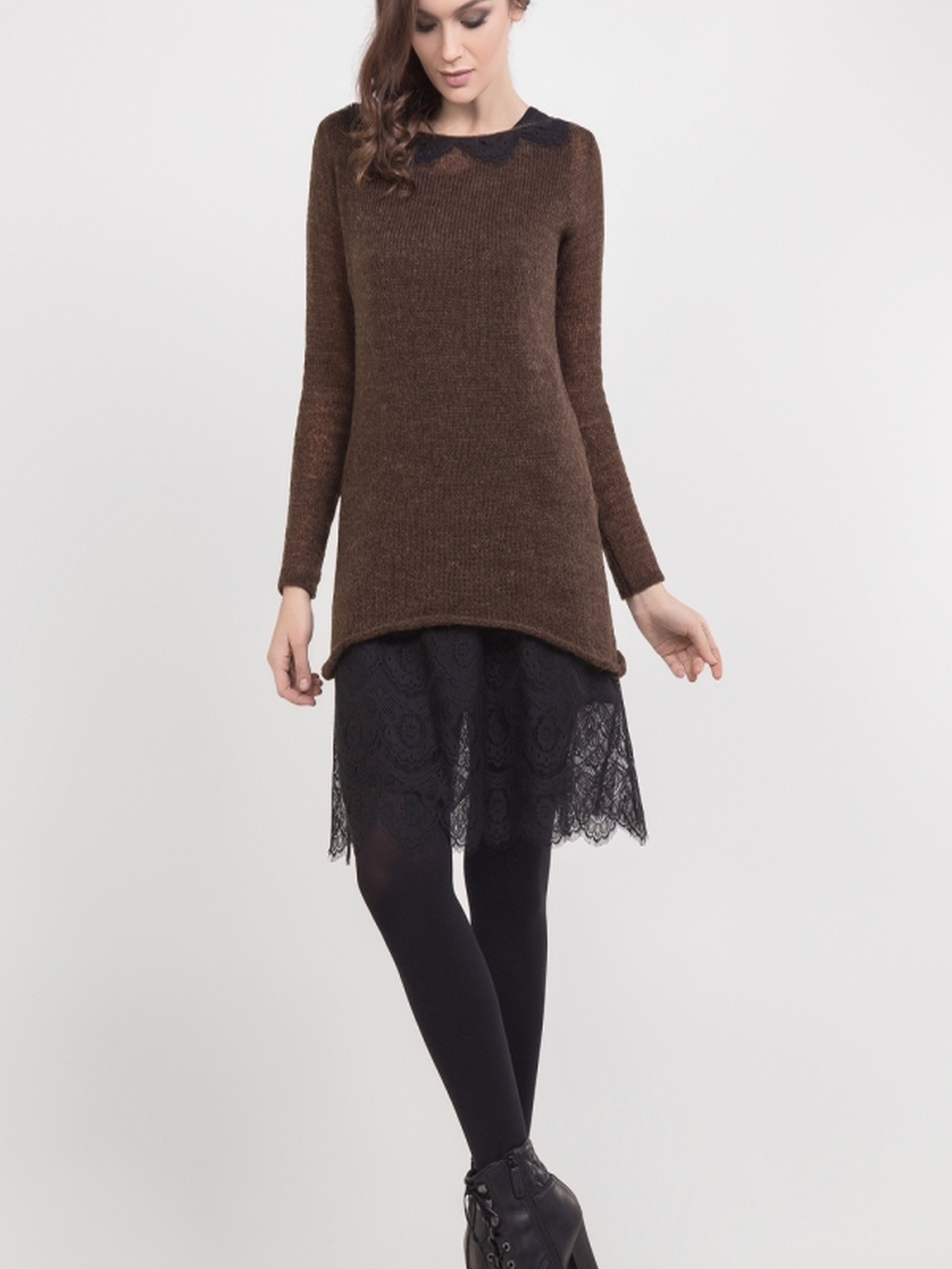 Туника TrikoBakh модель 1477-shokoladnij Фото