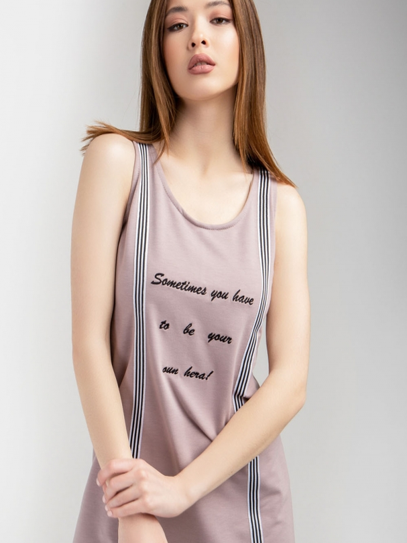 Туника TrikoBakh модель 1707-bezhevij Фото