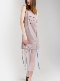 Туника TrikoBakh модель 1707-bezhevij Фото