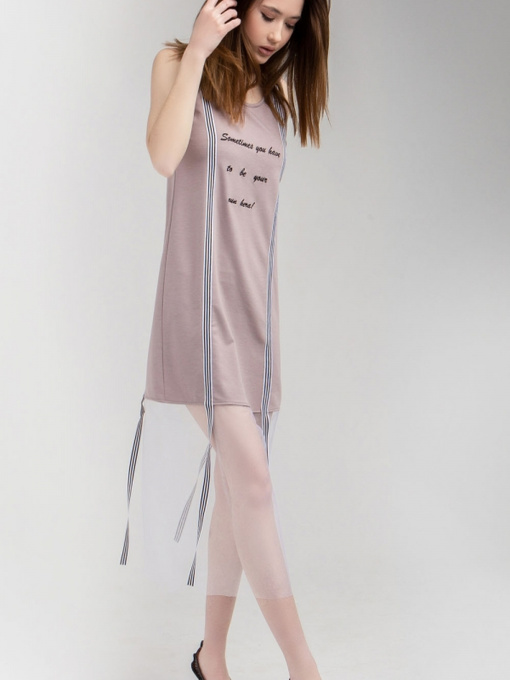 Туника TrikoBakh модель 1707-bezhevij Фото