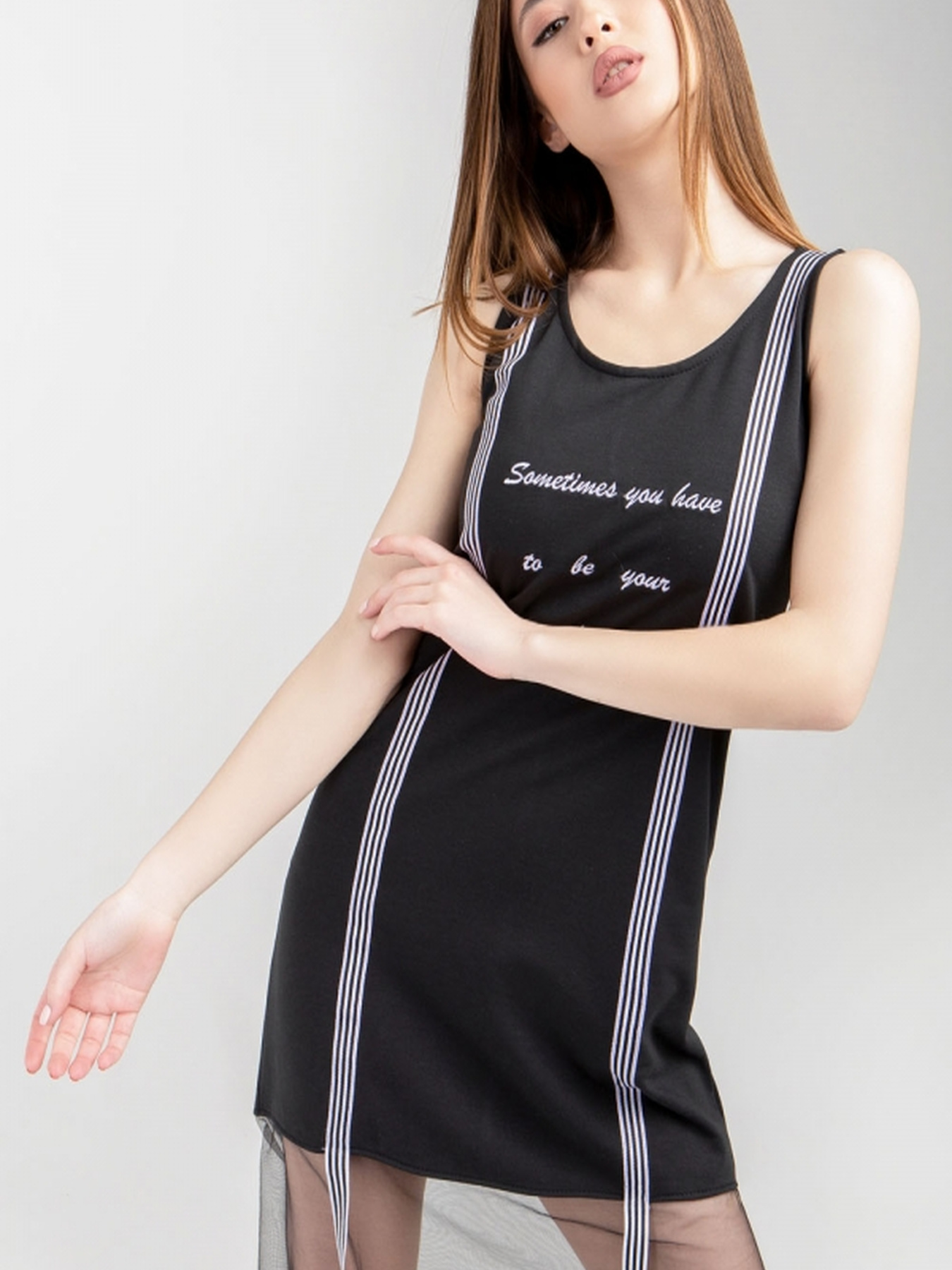 Туника TrikoBakh модель 1707-chornij Фото