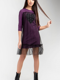 Платье миди TrikoBakh модель 1398-buzxkovij Фото