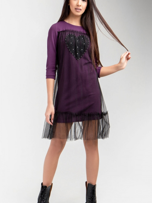 Платье миди TrikoBakh модель 1398-buzxkovij Фото