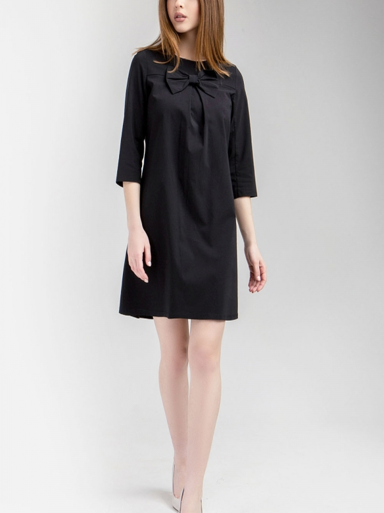 Платье мини TrikoBakh модель 1389-chornij Фото