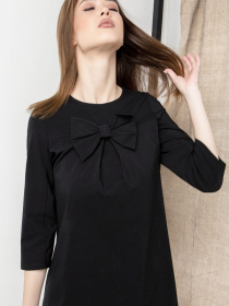 Платье мини TrikoBakh модель 1389-chornij Фото