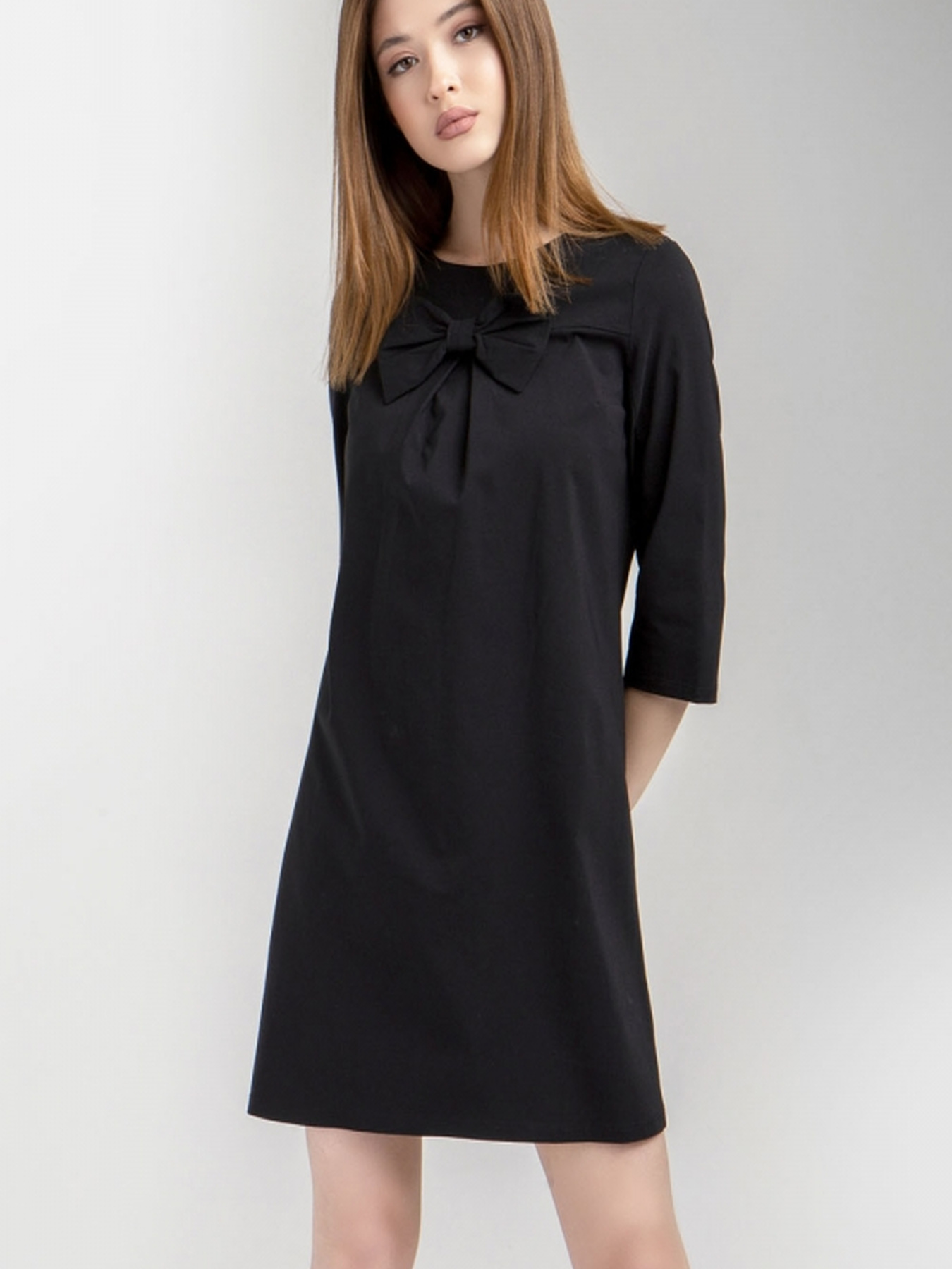 Сукня міні TrikoBakh модель 1389-chornij Фото