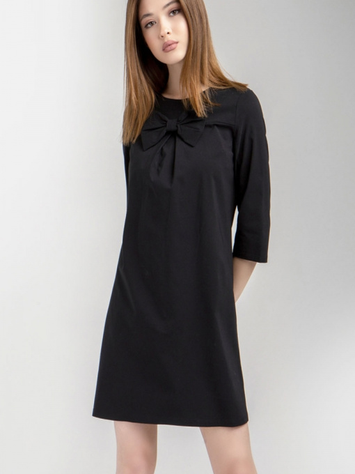 Сукня міні TrikoBakh модель 1389-chornij Фото