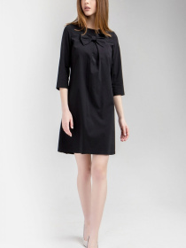 Сукня міні TrikoBakh модель 1389-chornij Сукня міні TrikoBakh модель 1389-chornij Фото