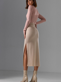 Спідниця міді TrikoBakh модель 2435-perlina Фото