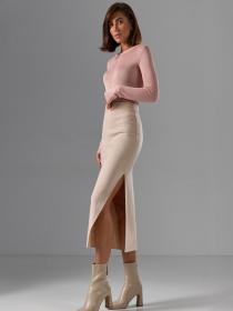 Спідниця міді TrikoBakh модель 2435-perlina Фото