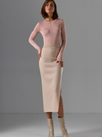 Спідниця міді TrikoBakh модель 2435-perlina Фото