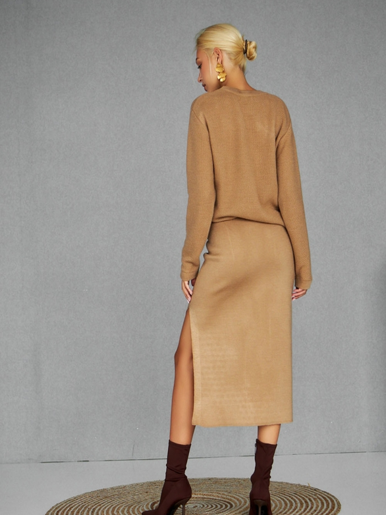 Юбка миди TrikoBakh модель 2435-psok Фото