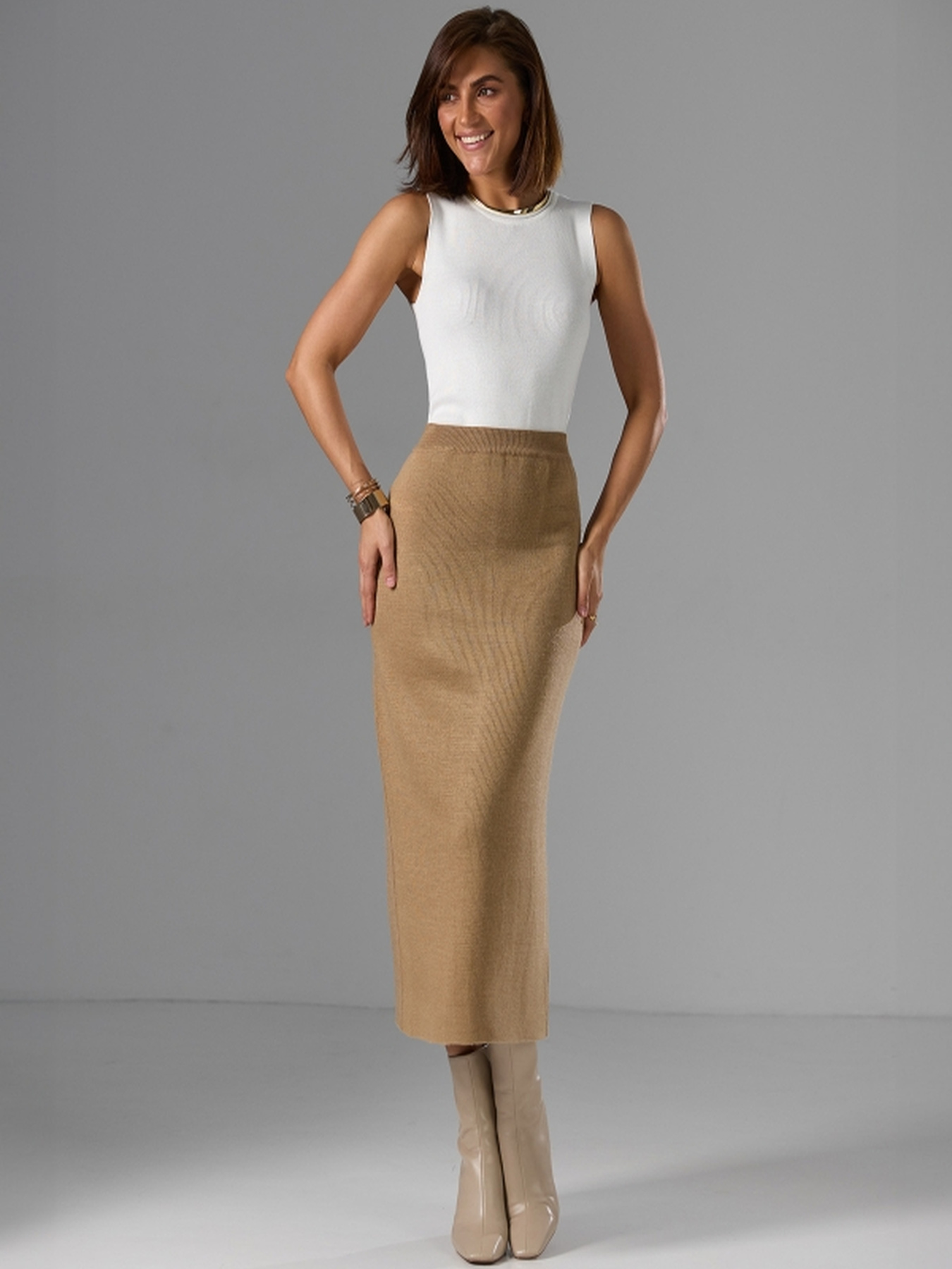 Юбка миди TrikoBakh модель 2774-psok Фото