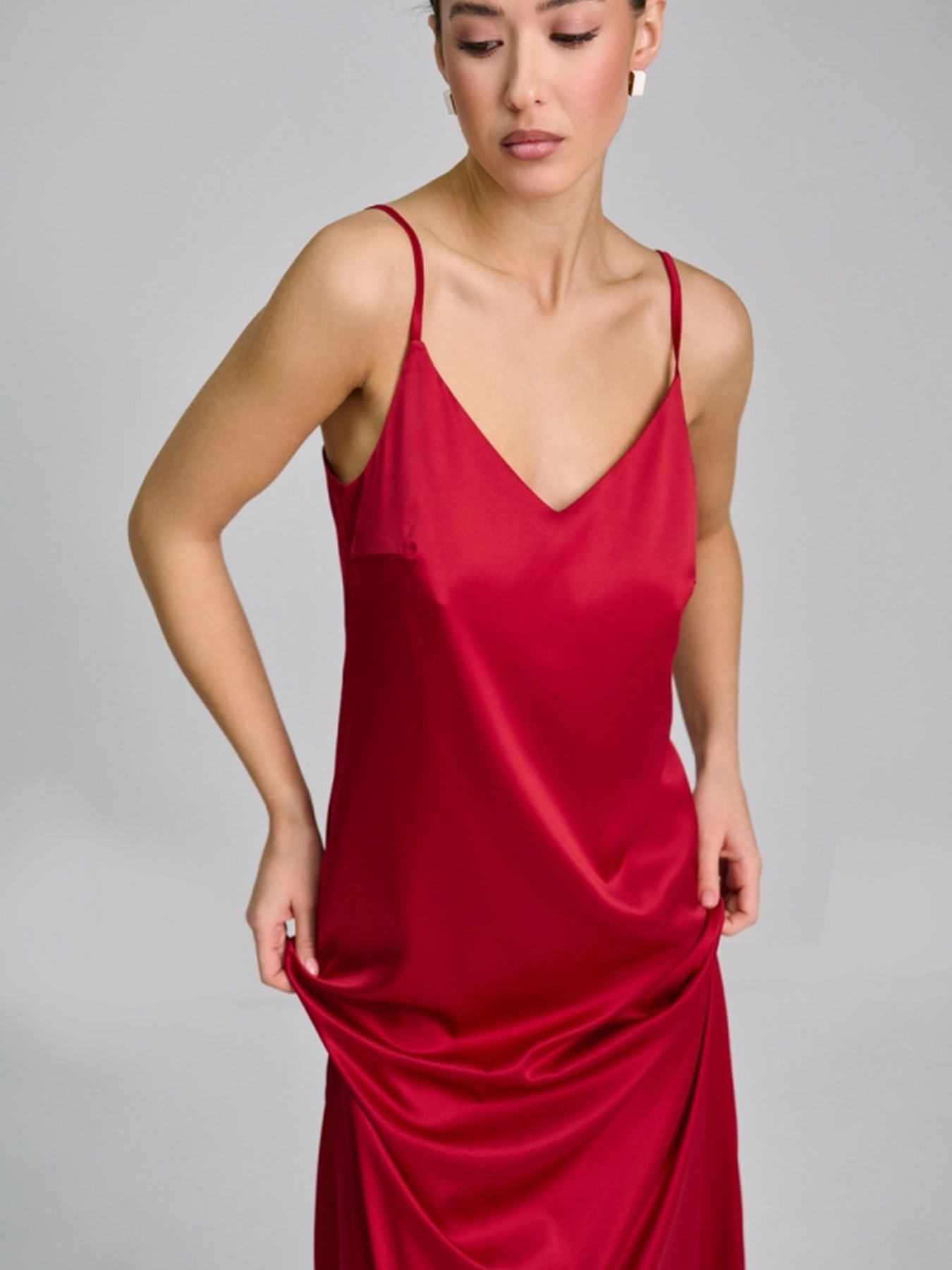 Сукня максі TrikoBakh модель 3053-marsala Фото