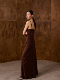 Платье макси TrikoBakh модель 3053-shokoladnij Фото