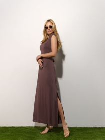 Платье миди TrikoBakh модель 3008-kakao Фото