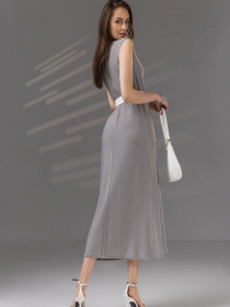 Сукня міді TrikoBakh модель 2742-stalevij Фото