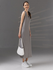 Сукня міді TrikoBakh модель 2742-stalevij Фото