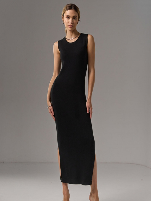 Платье миди TrikoBakh модель 2751-chornij Фото