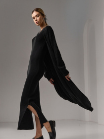 Платье миди TrikoBakh модель 2751-chornij Фото