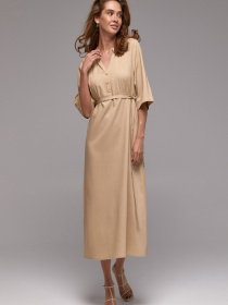 Сукня максі TrikoBakh модель 3023-naturalxnij Фото