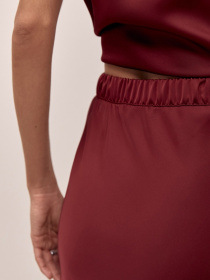 Юбка макси TrikoBakh модель 3012-burgund Фото