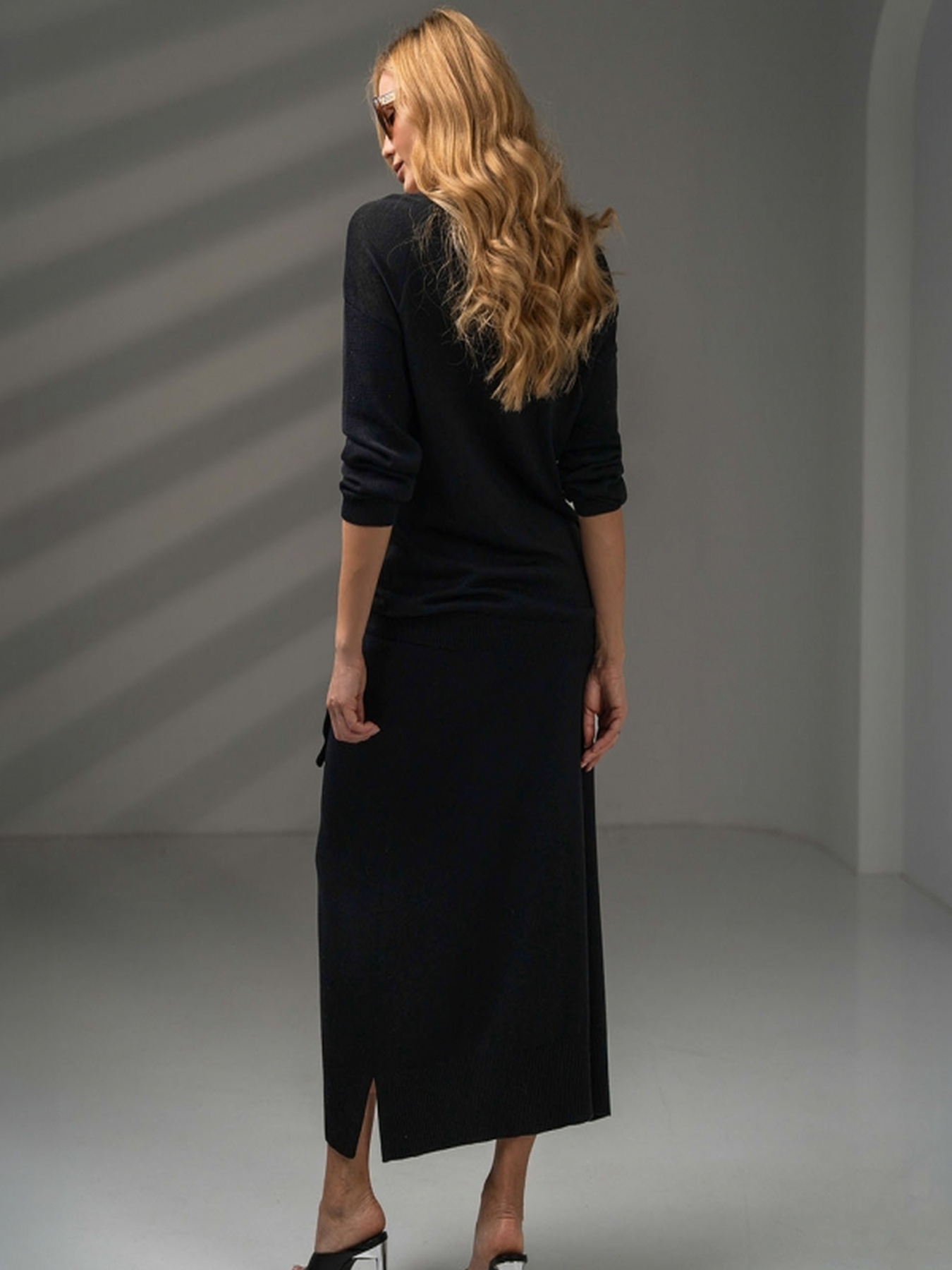 Юбка макси TrikoBakh модель 2740-chornij Фото