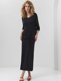 Юбка макси TrikoBakh модель 2740-chornij Фото