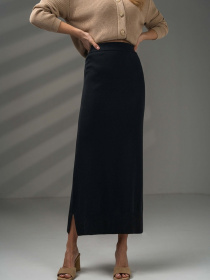 Юбка макси TrikoBakh модель 2740-chornij Фото