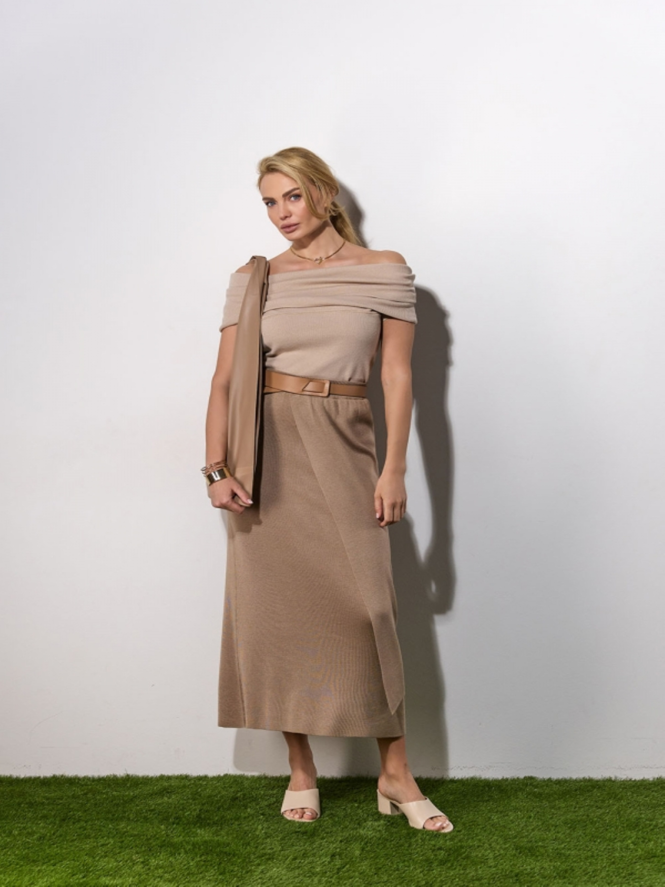 Спідниця максі TrikoBakh модель 2457-kavovij Фото