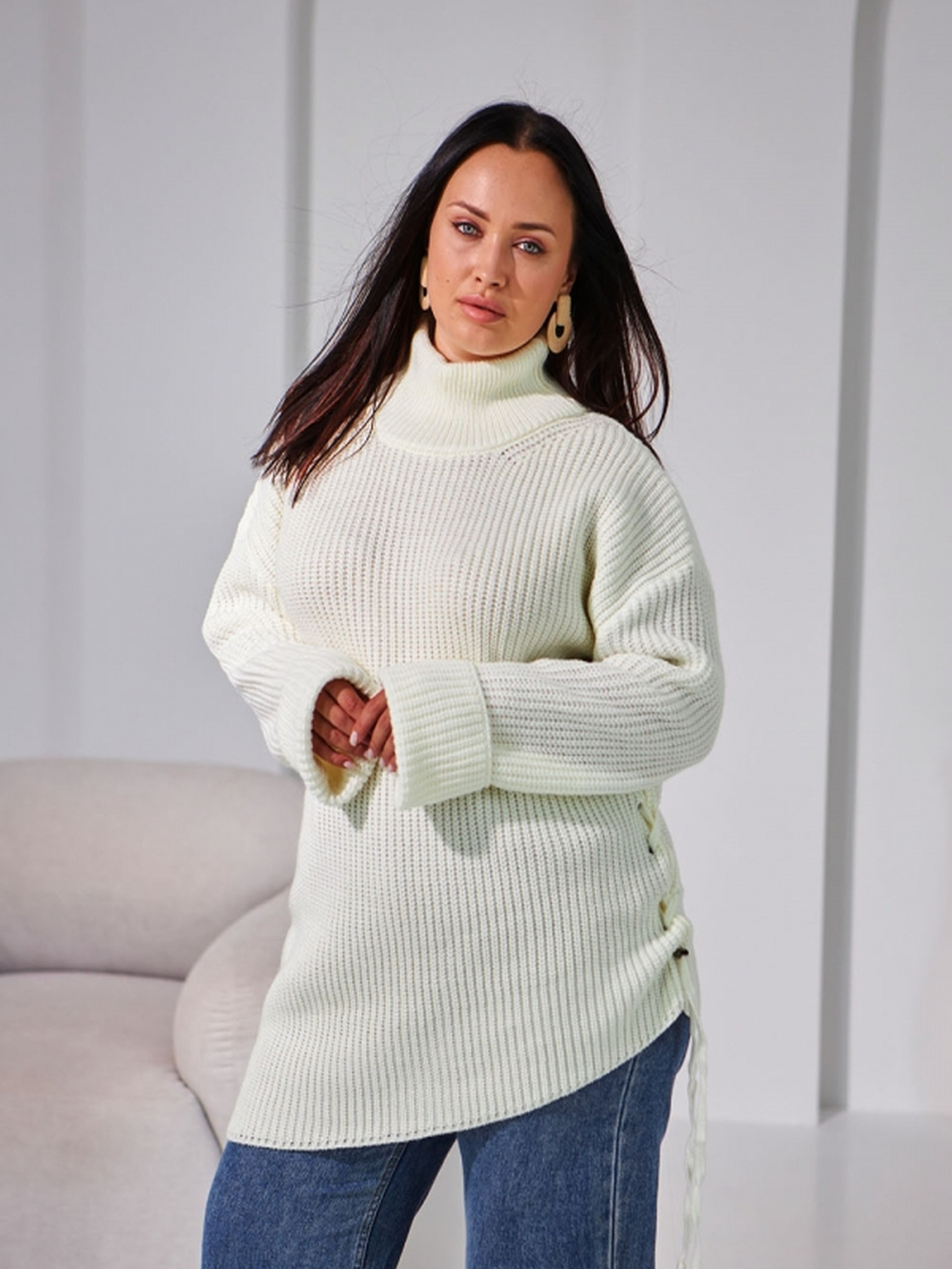 Свитер TrikoBakh модель 2521-moloko Фото