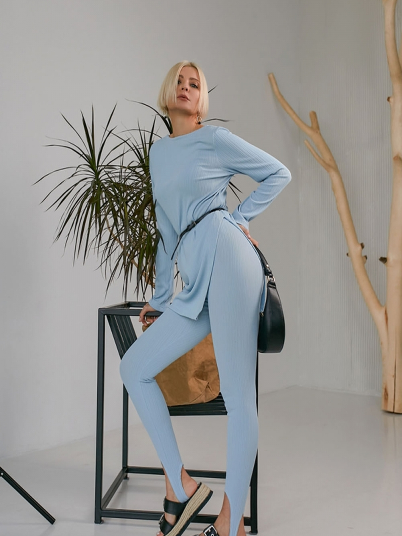 Легінси TrikoBakh модель 1781-blakitnij Фото