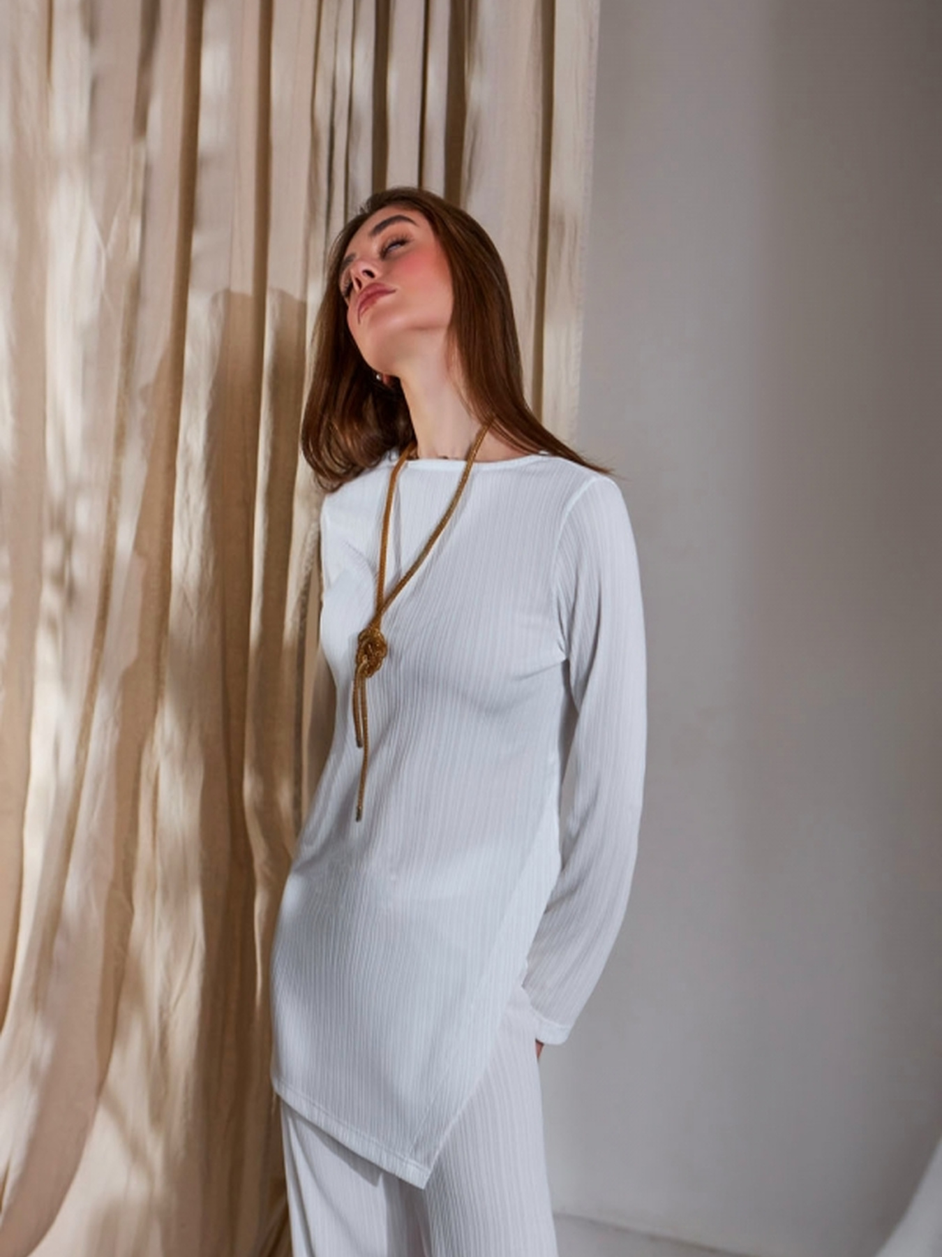 Туника TrikoBakh модель 1790-molochnij Фото