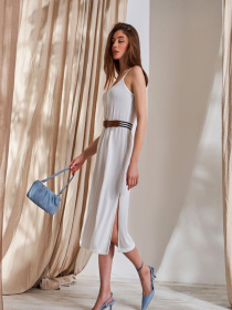 Сукня міді TrikoBakh модель 1791-molochnij Фото