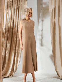 Платье миди TrikoBakh модель 2451-kavovij Фото