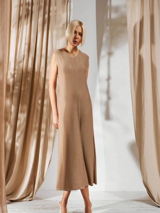 Платье миди TrikoBakh модель 2451-kavovij Фото